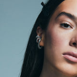 Taşlı Ear Cuff - Sıkıştırmalı Ear Cuff Küpe